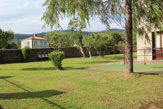 exterior de la residencia, jardines